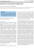 Cover page: Resolution of psoriasis after tonsillectomy