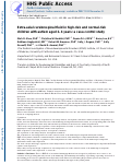 Cover page: Extra-axial cerebrospinal fluid in high-risk and normal-risk children with autism aged 2–4 years: a case-control study