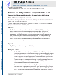 Cover page: Backbone and methyl resonance assignments of the 42 kDa human Hsc70 nucleotide binding domain in the ADP state