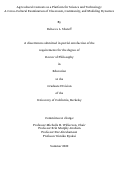 Cover page: Agricultural Contexts as a Platform for Science and Technology: A Cross-Cultural Examination of Classroom, Community, and Modeling Dynamics