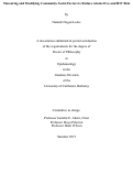 Cover page: Measuring and Modifying Community Social Factors to Reduce Alcohol Use and HIV Risk