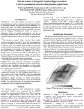 Cover page: Structure of Linguistic Spatial Representation: A test for psychometric structure using Japanese spatial terms