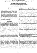 Cover page: Why do echo chambers form?The role of trust, population heterogeneity, and objective truth