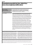 Cover page: Foundation models for fast, label-free detection of glioma infiltration.
