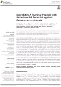 Cover page: Buwchitin: A Ruminal Peptide with Antimicrobial Potential against Enterococcus faecalis