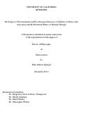 Cover page: The Impact of Environmental and Psychological Stressors on Markers of Stress Axis Activation and the Beneficial Effects of Manual Therapy