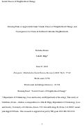 Cover page: Growing pains or appreciable gains? Latent classes of neighborhood change, and consequences for crime in Southern California neighborhoods