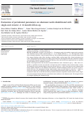 Cover page: Evaluation of periodontal parameters on abutment teeth rehabilitated with single-unit crowns: A 12-month follow-up.