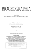 Cover page: Gli effetti delle variazioni climatiche pleistoceniche sulle dinamiche dei popolamenti animali e vegetali nella penisola italiana