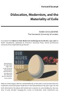 Cover page: Dislocation, Modernism, and the Materiality of Exile