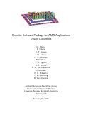 Cover page: Chombo Software Package for AMR Applications 
       Design Document