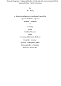 Cover page: Rational Design and Fundamental Studies of Nanomaterials-Microorganism Hybrid Systems for Solar Energy Conversion