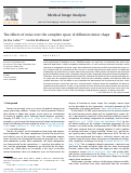 Cover page: The effects of noise over the complete space of diffusion tensor shape