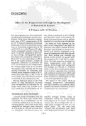 Cover page: Effect of Air Temperature and Light on Development of Exocortis in Gynura