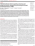 Cover page: FBXO42 facilitates Notch signaling activation and global chromatin relaxation by promoting K63-linked polyubiquitination of RBPJ