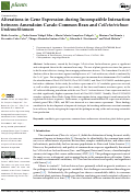 Cover page: Alterations in Gene Expression during Incompatible Interaction between Amendoim Cavalo Common Bean and Colletotrichum lindemuthianum.