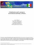 Cover page: Globalization and E-commerce: Environment and Policy in Mexico