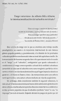 Cover page: <em>Tango varsoviano</em> de Alberto Félix Alberto: la internacionalización dei suburbio revisitada