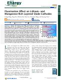 Cover page: Fluorination Effect on Lithium- and Manganese-Rich Layered Oxide Cathodes.