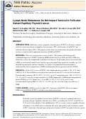 Cover page: Lymph Node Metastases do not Impact Survival in Follicular Variant Papillary Thyroid Cancer