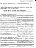 Cover page: Targeted enhancement of oleoylethanolamide production in proximal small intestine induces across-meal satiety in rats