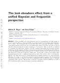 Cover page: The look-elsewhere effect from a unified Bayesian and frequentist perspective