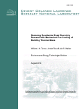 Cover page: Reducing Residential Peak Electricity Demand with Mechanical Pre-Cooling of Building Thermal Mass: