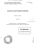 Cover page: APPLICATION OF ELECTROCHEMICAL ENGINEERING PRINCIPLES TO ENERGY CONSERVATION PROBLEMS