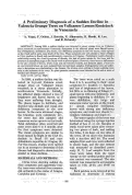 Cover page: A Preliminary Diagnosis of a Sudden Decline in Valencia Orange Trees on Volkamer Lemon Rootstock in Venezuela