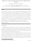 Cover page: A high order Cartesian grid, finite volume method for elliptic interface problems