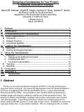 Cover page: Designing a geodatabase for your project: A wetlands delineation example