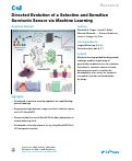 Cover page: Directed Evolution of a Selective and Sensitive Serotonin Sensor via Machine Learning