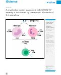 Cover page: A myeloid program associated with COVID-19 severity is decreased by therapeutic blockade of IL-6 signaling