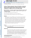 Cover page: A phase I pharmacodynamic study of GTI-2040, an antisense oligonucleotide against ribonuclotide reductase, in acute leukemias: a California Cancer Consortium study