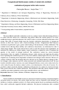 Cover page of Computational fluid dynamics studies of catalytically stabilized combustion of propane in flow tube reactors