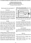 Cover page: Procedural Learning of an Artificial Script Greater with Explicit Letter Instruction