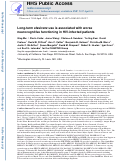 Cover page: Long-term efavirenz use is associated with worse neurocognitive functioning in HIV-infected patients