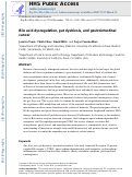 Cover page: Bile acid dysregulation, gut dysbiosis, and gastrointestinal cancer