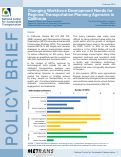 Cover page: Changing Workforce Development Needs for Regional Transportation Planning Agencies in California