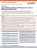 Cover page: Impact of Marijuana Smoking on COPD Progression in a Cohort of Middle-Aged and Older Persons.
