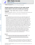 Cover page: Targeted estimation and inference for the sample average treatment effect in trials with and without pair‐matching