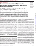 Cover page: Human antimicrobial cytotoxic T lymphocytes, defined by NK receptors and antimicrobial proteins, kill intracellular bacteria.