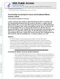 Cover page: Survivorship: screening for cancer and treatment effects, version 2.2014.