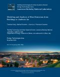 Cover page: Modeling and analysis of heat emissions from buildings to ambient air