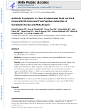 Cover page: Antibiotic prophylaxis in clean‐contaminated head and neck cases with microvascular free flap reconstruction: A systematic review and meta‐analysis