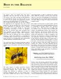 Cover page: Bees in the Balance