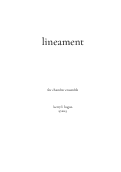 Cover page: lineament