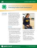 Cover page of Promoting Positive Youth Development