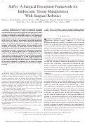 Cover page: SuPer: A Surgical Perception Framework for Endoscopic Tissue Manipulation With Surgical Robotics