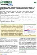 Cover page: Secondary Organic Aerosol Formation via 2-Methyl-3-buten-2-ol Photooxidation: Evidence of Acid-Catalyzed Reactive Uptake of Epoxides.